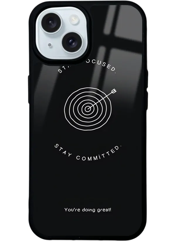 Stay Focused Glossy Telefon Kılıfı