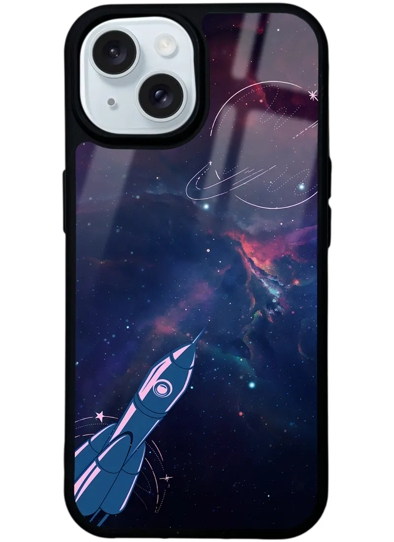 Space Rocket Glossy Telefon Kılıfı Space Rocket Glossy Telefon Kılıfı