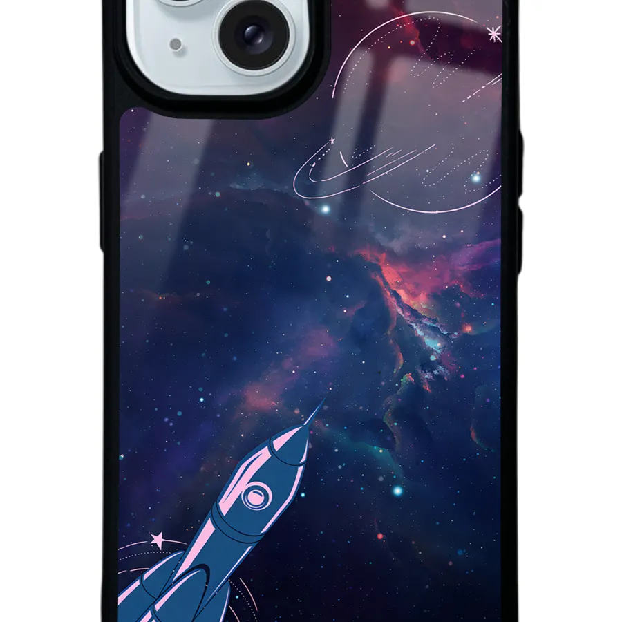 Space Rocket Glossy Telefon Kılıfı Space Rocket Glossy Telefon Kılıfı