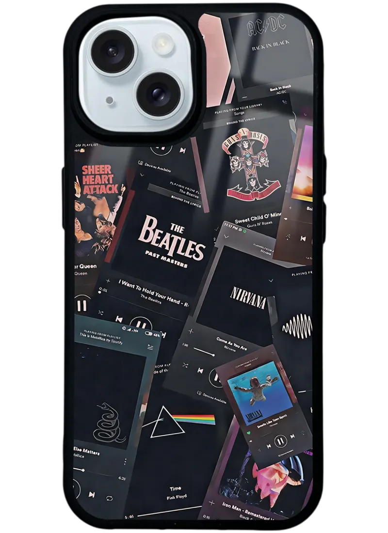 Retro Music Glossy Telefon Kılıfı Retro Music Glossy Telefon Kılıfı