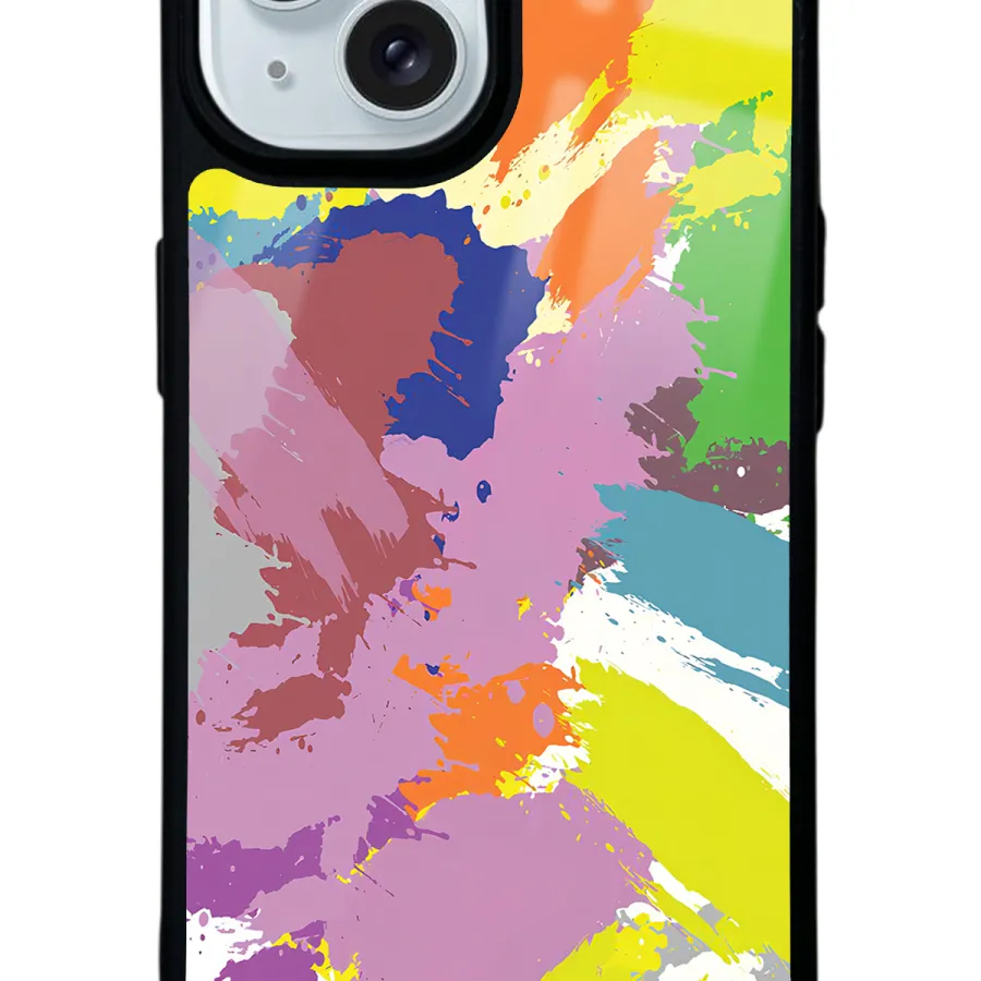Colored Brush Glossy Telefon Kılıfı Colored Brush Glossy Telefon Kılıfı
