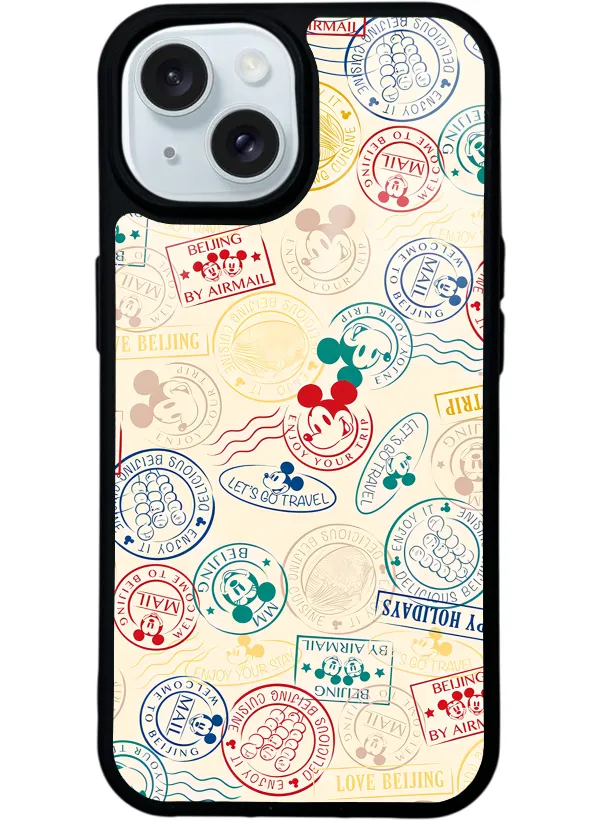 Mickey Stamp Glossy Telefon Kılıfı