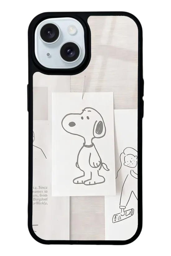 Snoppy Glossy Telefon Kılıfı