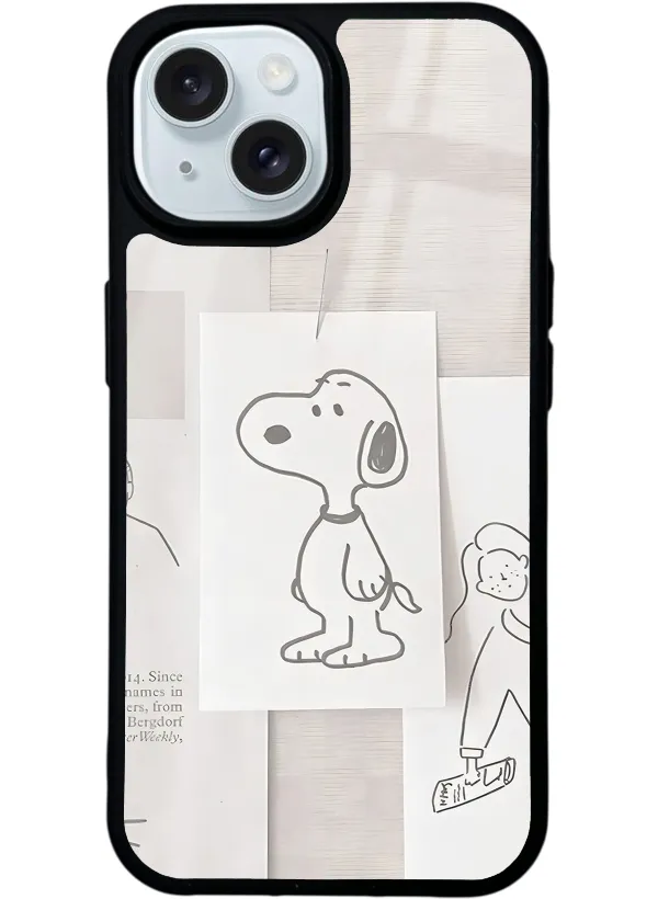 Snoppy Glossy Telefon Kılıfı