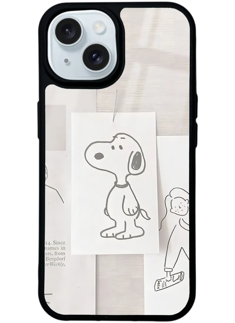 Snoppy Glossy Telefon Kılıfı