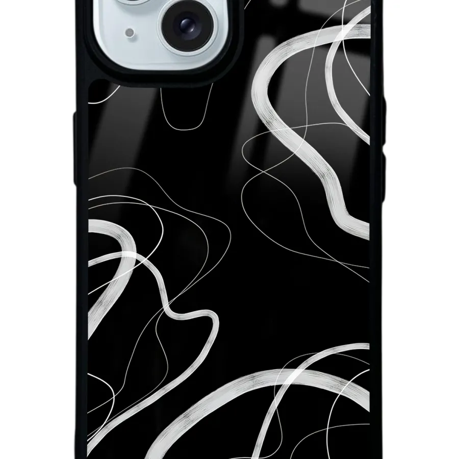 Black Wave Glossy Telefon Kılıfı Black Wave Glossy Telefon Kılıfı