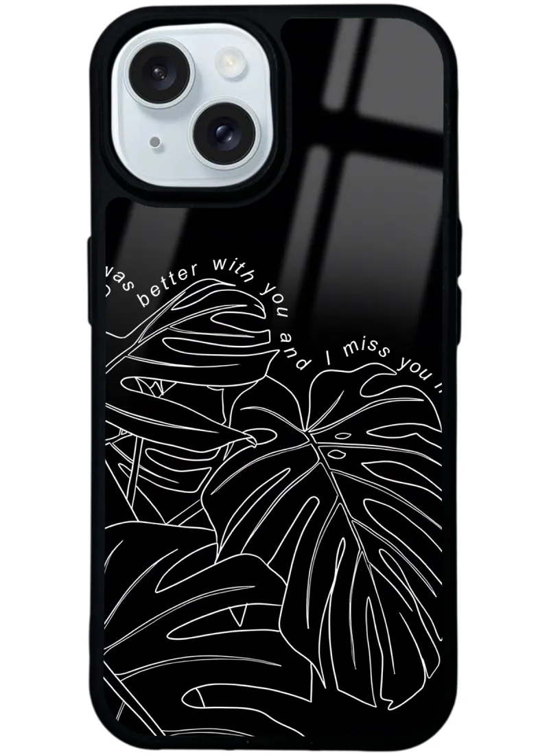 Dark Leaf Glossy Telefon Kılıfı Dark Leaf Glossy Telefon Kılıfı