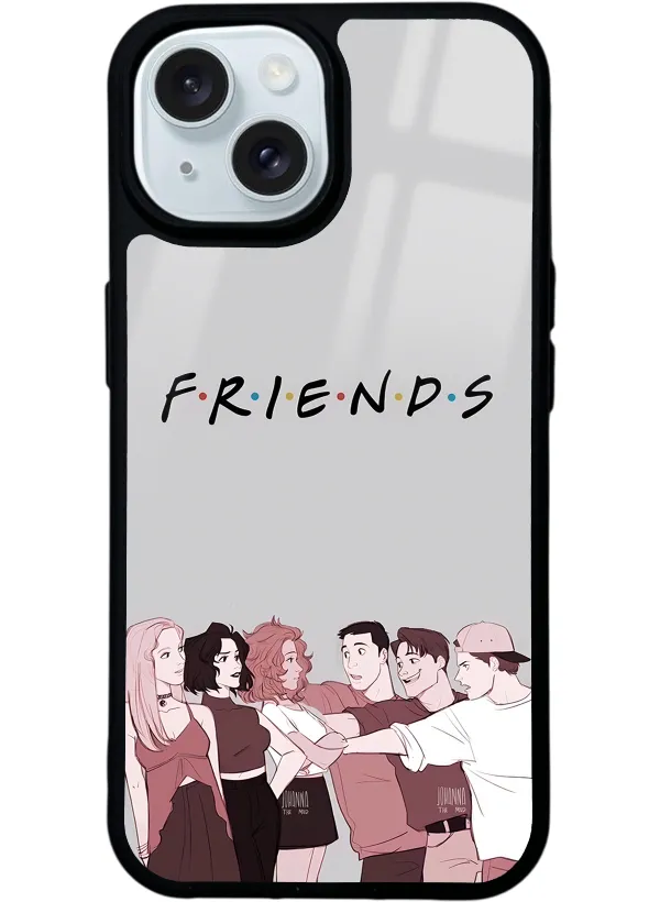 Doodle Friends Glossy Telefon Kılıfı