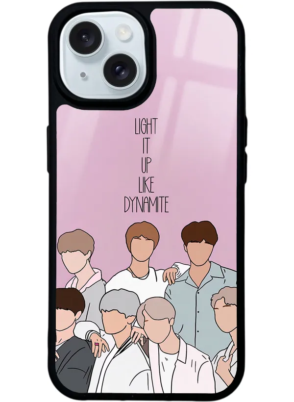 BTS K-Pop Glossy Telefon Kılıfı