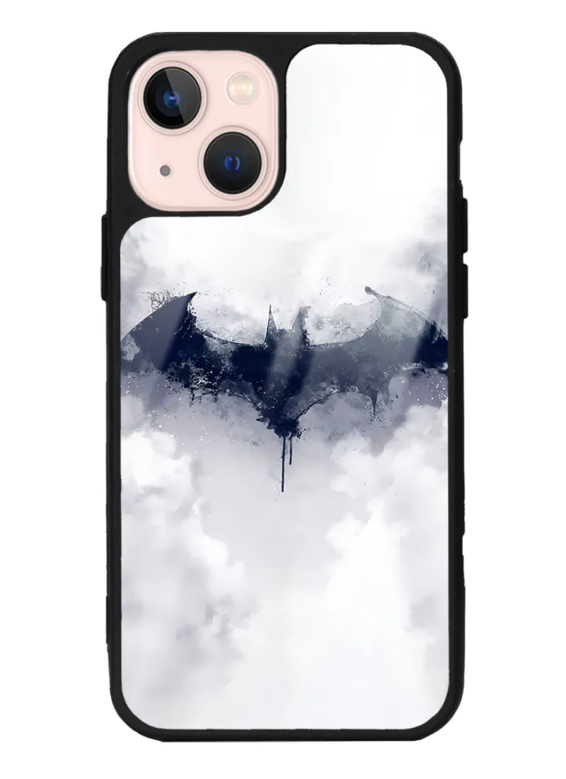 Beyaz Batman Tasarımlı Glossy Telefon Kılıfı Beyaz Batman Tasarımlı Glossy Telefon Kılıfı