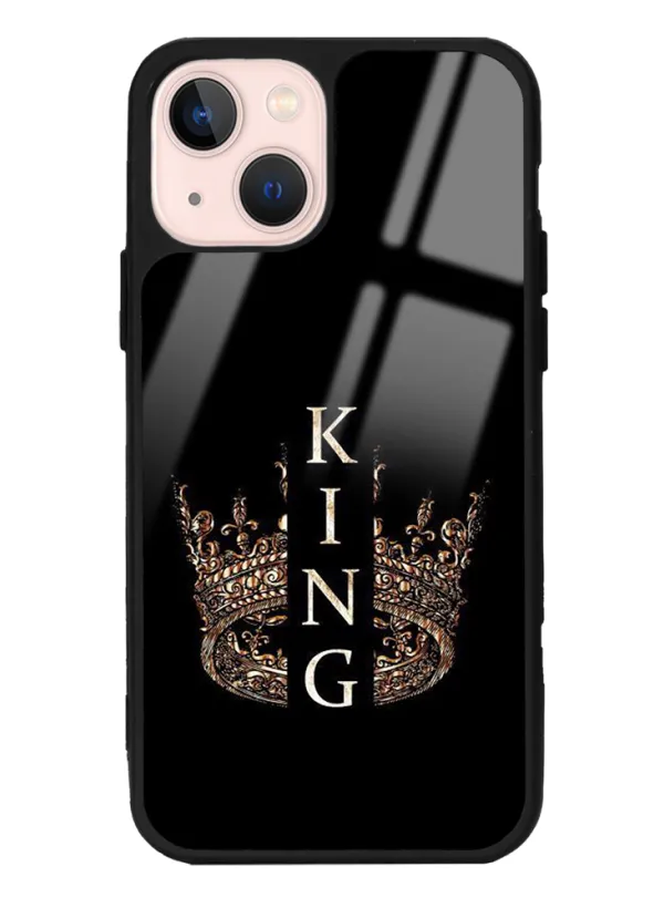 King Tasarımlı Glossy Telefon Kılıfı