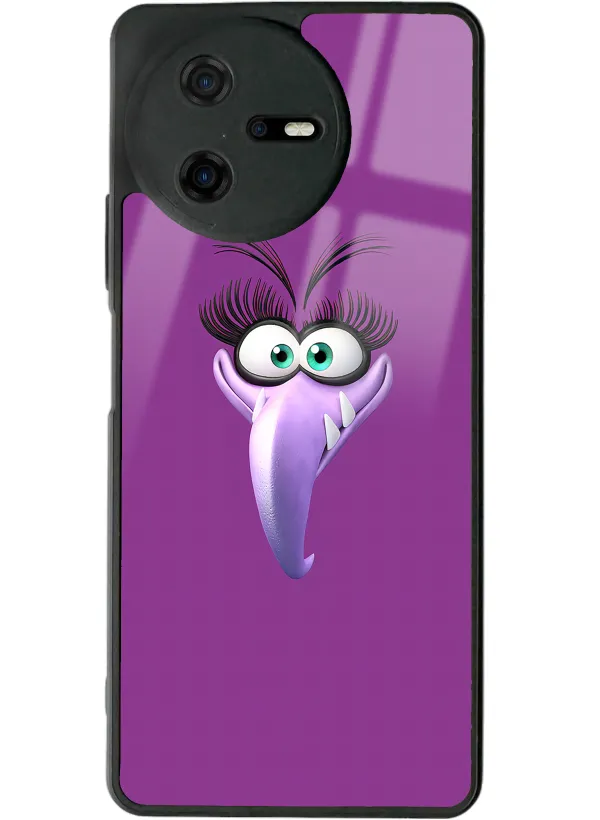 Casper Via A40 Purple  Tasarımlı Glossy Telefon Kılıfı