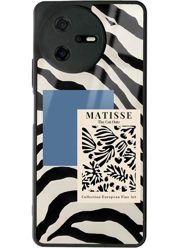 Casper Via A40 Zebra Matısse Tasarımlı Glossy Telefon Kılıfı