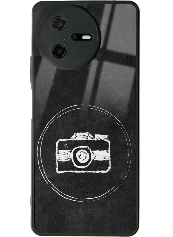Casper Via A40 Camera Tasarımlı Glossy Telefon Kılıfı