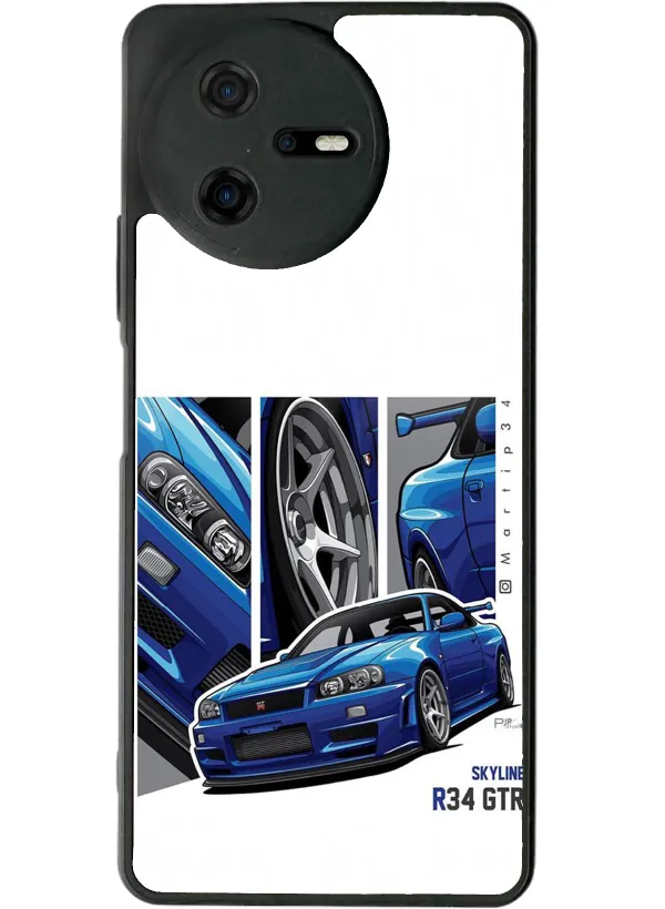 Casper Via A40 GTR Tasarımlı Glossy Telefon Kılıfı
