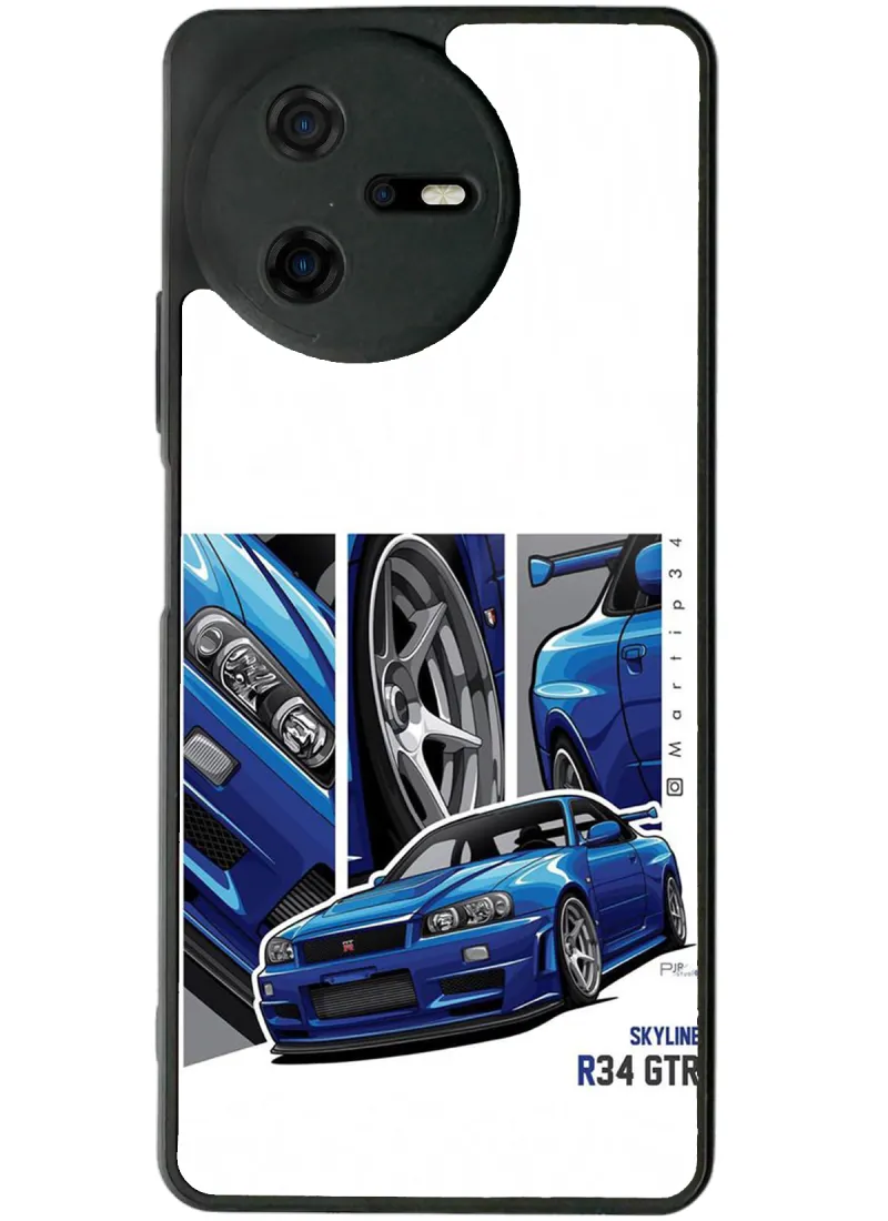 Casper Via A40 GTR Tasarımlı Glossy Telefon Kılıfı Casper Via A40 GTR Tasarımlı Glossy Telefon Kılıfı