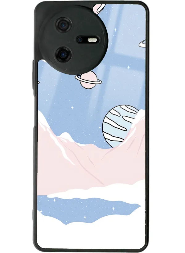 Casper Via A40 Pastel Mount Tasarımlı Glossy Telefon Kılıfı