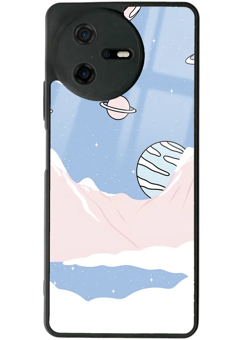 Casper Via A40 Pastel Mount Tasarımlı Glossy Telefon Kılıfı Casper Via A40 Pastel Mount Tasarımlı Glossy Telefon Kılıfı
