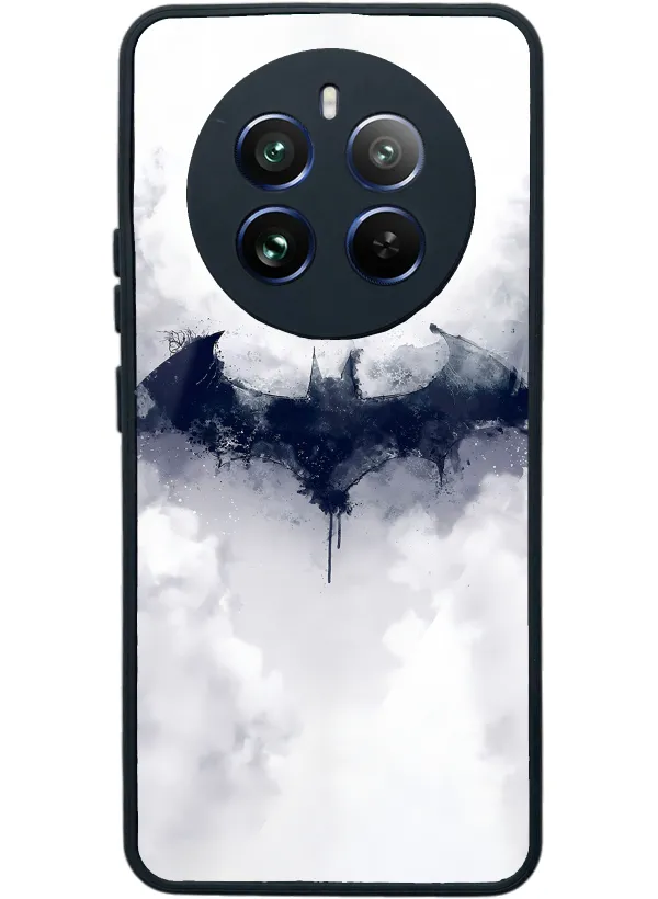 Oppo Realme 12 Pro Plus Beyaz Batman Tasarımlı Glossy Telefon Kılıfı