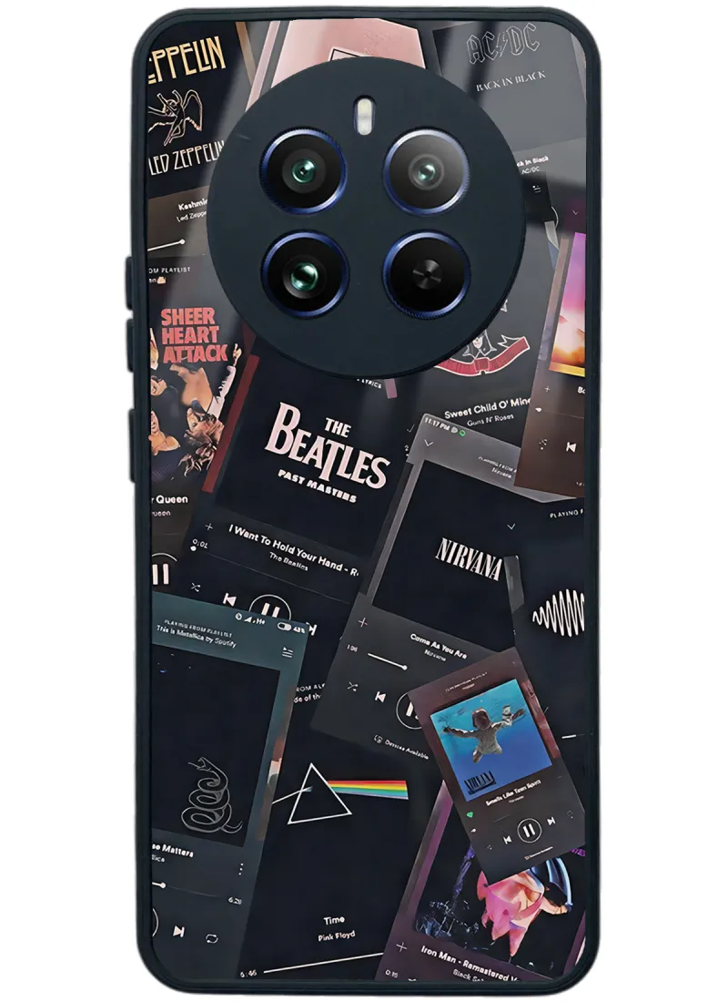 Oppo Realme 12 Pro Plus Retro Music Tasarımlı Glossy Telefon Kılıfı Oppo Realme 12 Pro Plus Retro Music Tasarımlı Glossy Telefon Kılıfı
