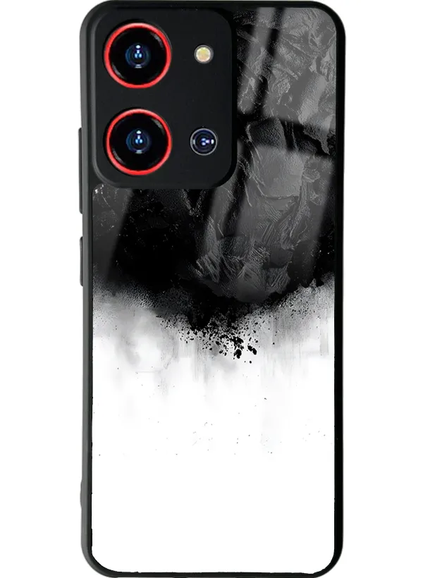 Reeder S19 Max Pro S Zoom Siyah duman Tasarımlı Glossy Telefon Kılıfı