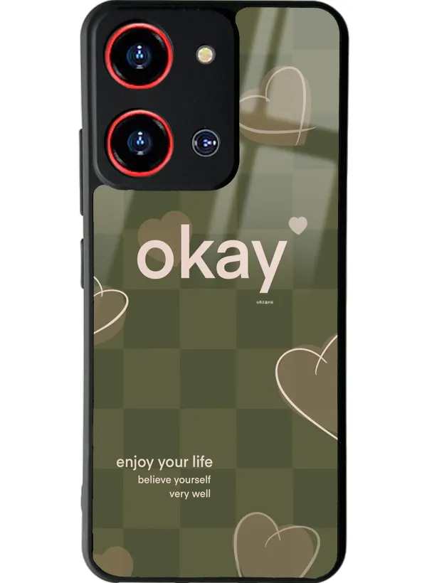 Reeder S19 Max Pro S Zoom Enjoy Your Life Tasarımlı Glossy Telefon Kılıfı