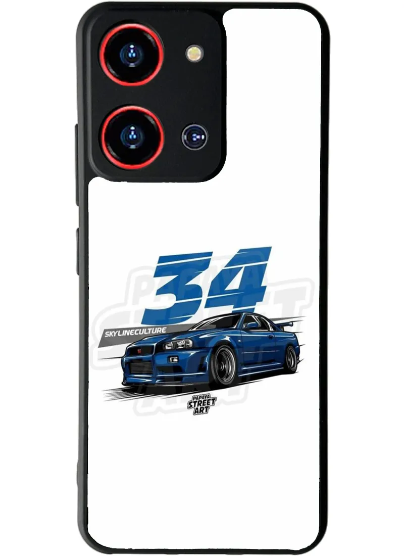 Reeder S19 Max Pro S Zoom Skyline Tasarımlı Glossy Telefon Kılıfı