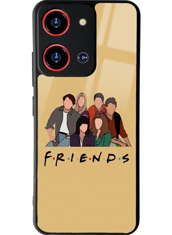 Reeder S19 Max Pro S Zoom Friends Tasarımlı Glossy Telefon Kılıfı
