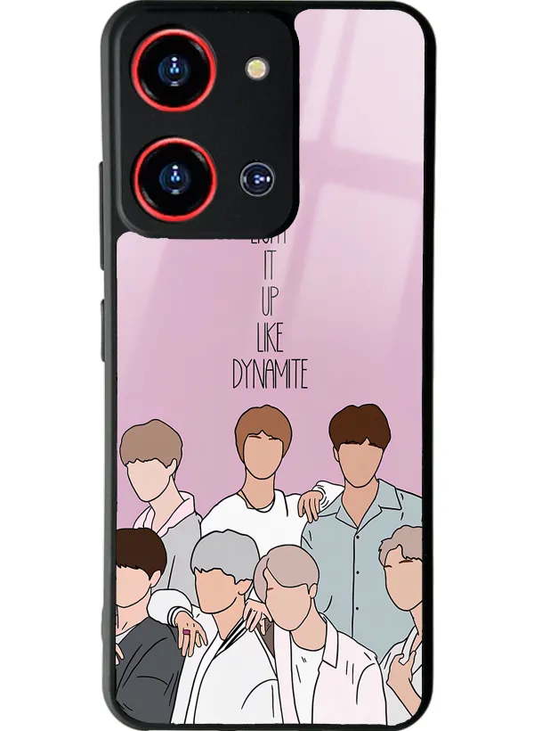 Reeder S19 Max Pro S Zoom BTS K-Pop Tasarımlı Glossy Telefon Kılıfı