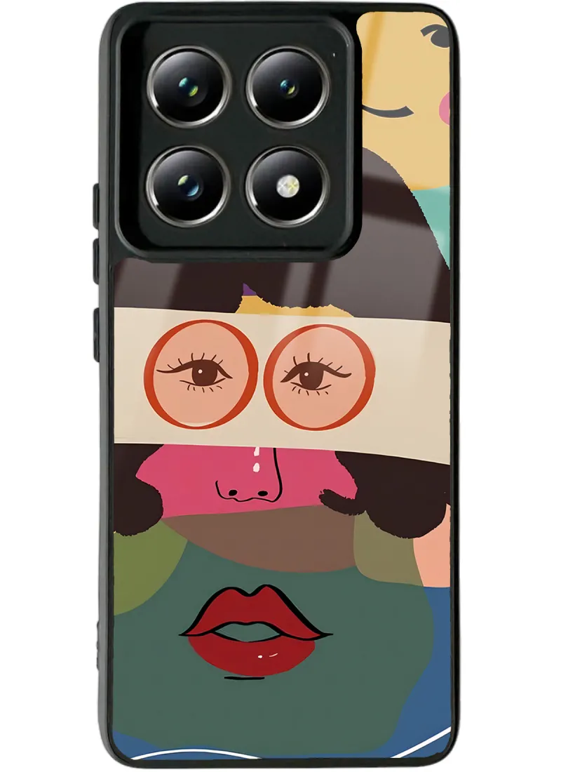 Xiaomi Mi 14 T Pro Vintage Eyes Tasarımlı Glossy Telefon Kılıfı Xiaomi Mi 14 T Pro Vintage Eyes Tasarımlı Glossy Telefon Kılıfı