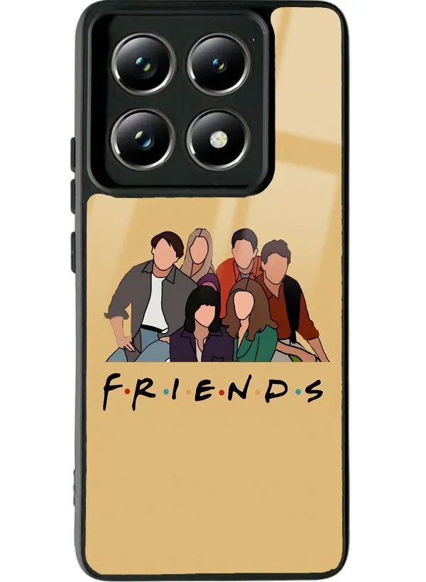 Xiaomi Mi 14 T Pro Friends Tasarımlı Glossy Telefon Kılıfı