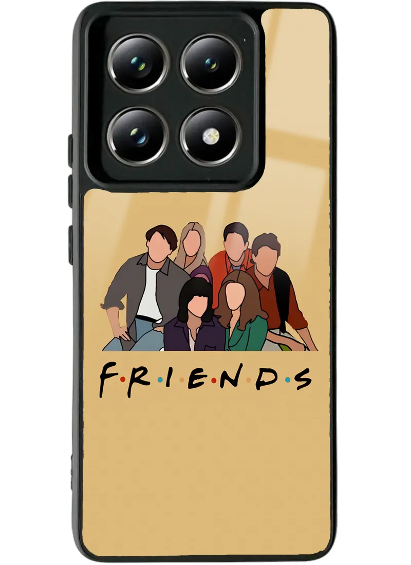 Xiaomi Mi 14 T Pro Friends Tasarımlı Glossy Telefon Kılıfı