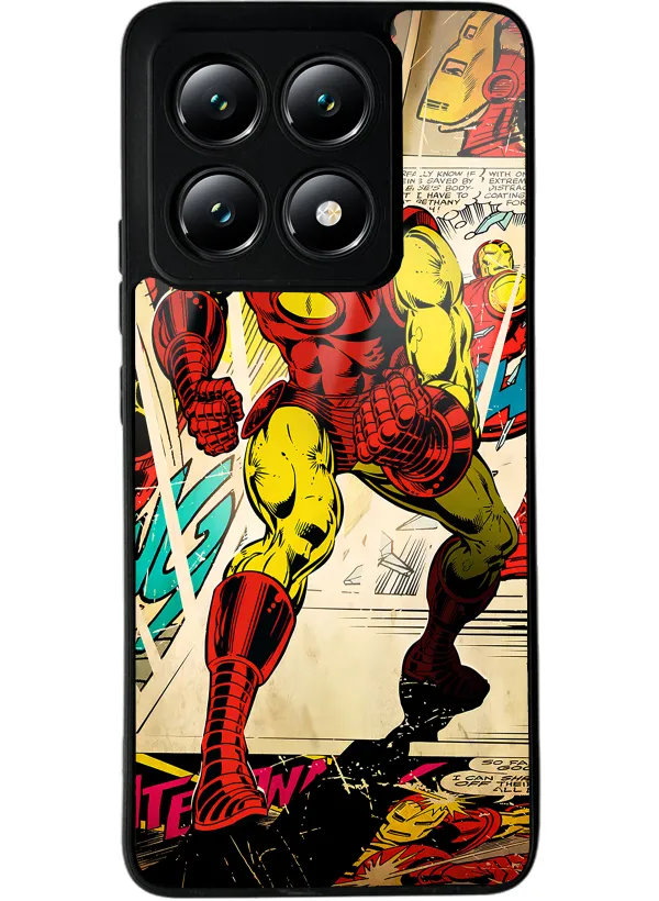 Xiaomi Mi 14T iron Man Demir Adam Tasarımlı Glossy Telefon Kılıfı