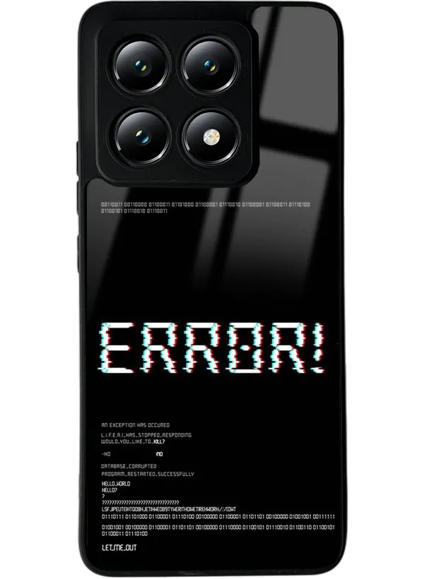 Xiaomi Mi 14T Error Tasarımlı Glossy Telefon Kılıfı