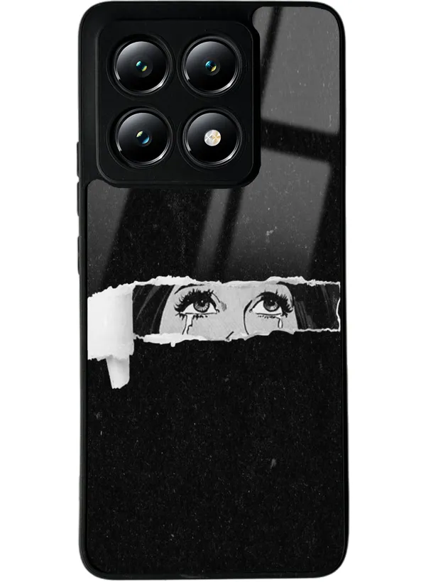 Xiaomi Mi 14T Gözler Tasarımlı Glossy Telefon Kılıfı