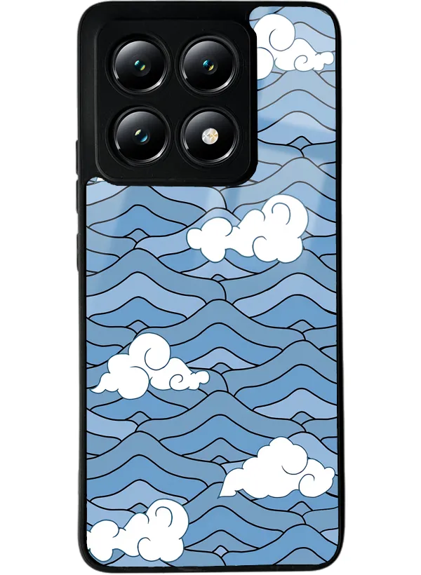 Xiaomi Mi 14T Sea Cloud Tasarımlı Glossy Telefon Kılıfı