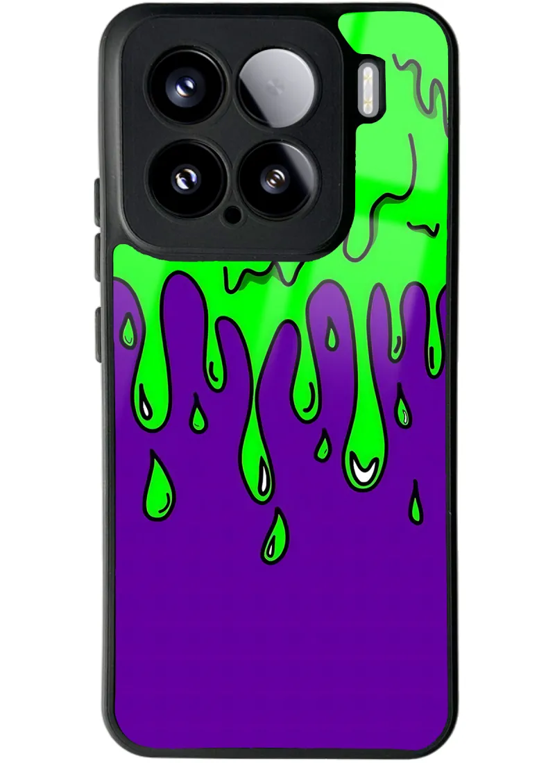 Xiaomi Mi 15 Neon Damla Tasarımlı Glossy Telefon Kılıfı Xiaomi Mi 15 Neon Damla Tasarımlı Glossy Telefon Kılıfı