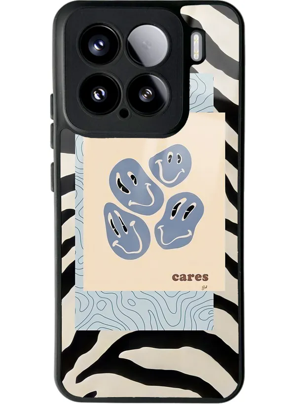 Xiaomi Mi 15 Zebra Emoji Tasarımlı Glossy Telefon Kılıfı