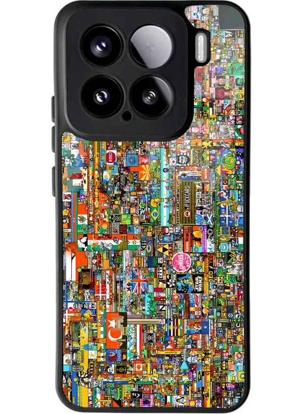 Xiaomi Mi 15 R/Place Hatıra Tasarımlı Glossy Telefon Kılıfı