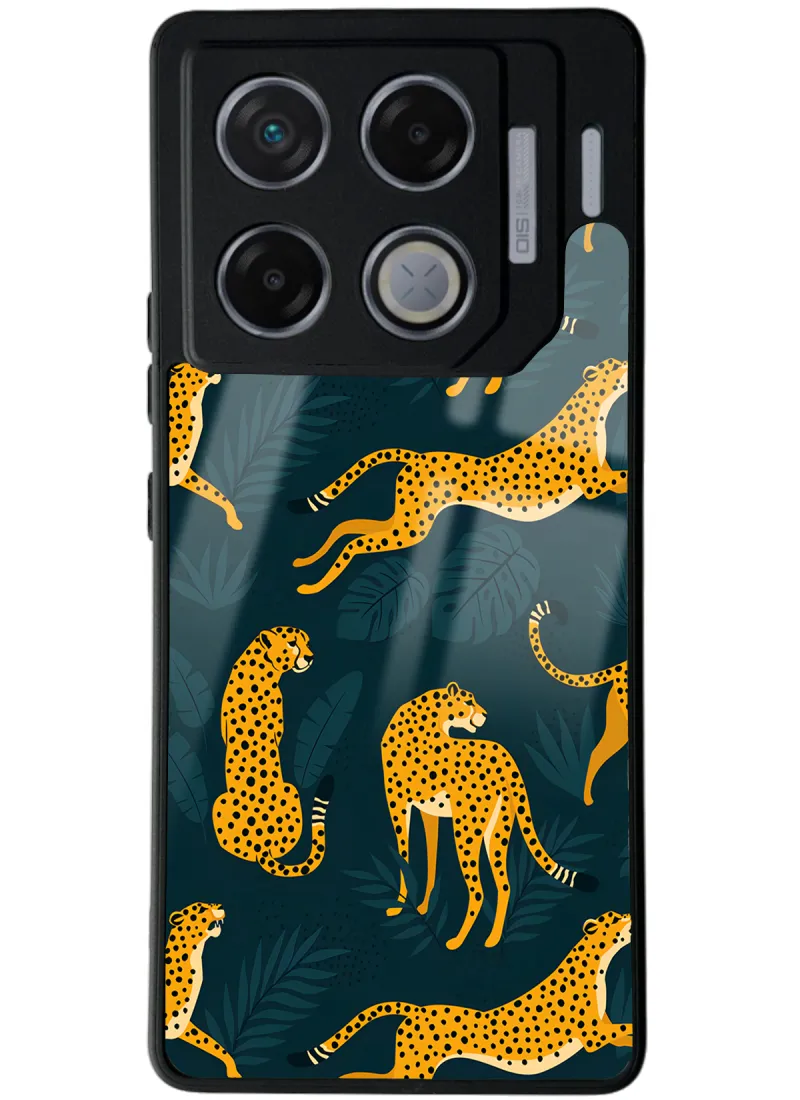 İnfinix GT 20 Pro Leaf Leopar Tasarımlı Glossy Telefon Kılıfı İnfinix GT 20 Pro Leaf Leopar Tasarımlı Glossy Telefon Kılıfı