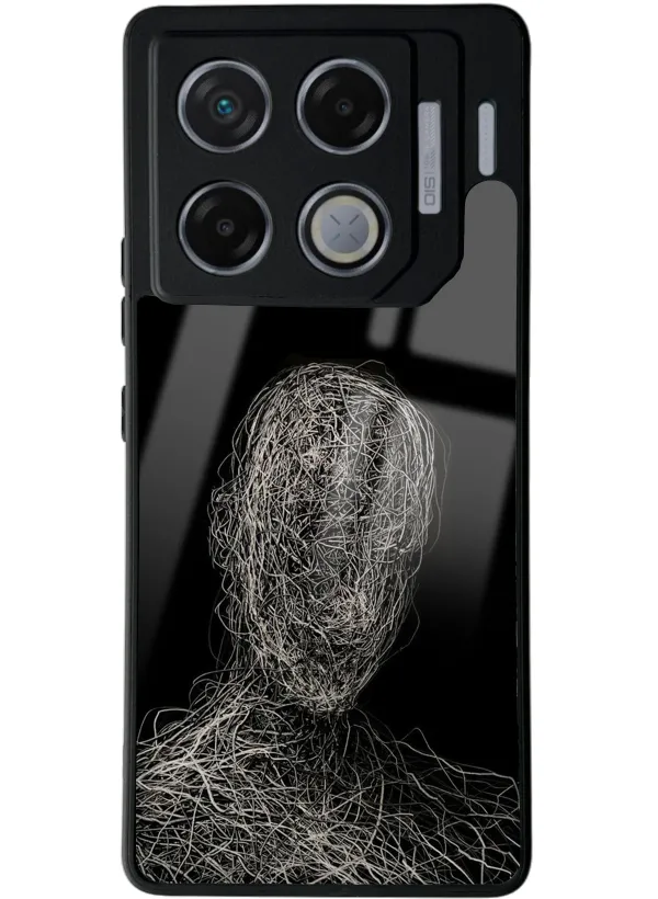 İnfinix GT 20 Pro Draw Silüet Tasarımlı Glossy Telefon Kılıfı