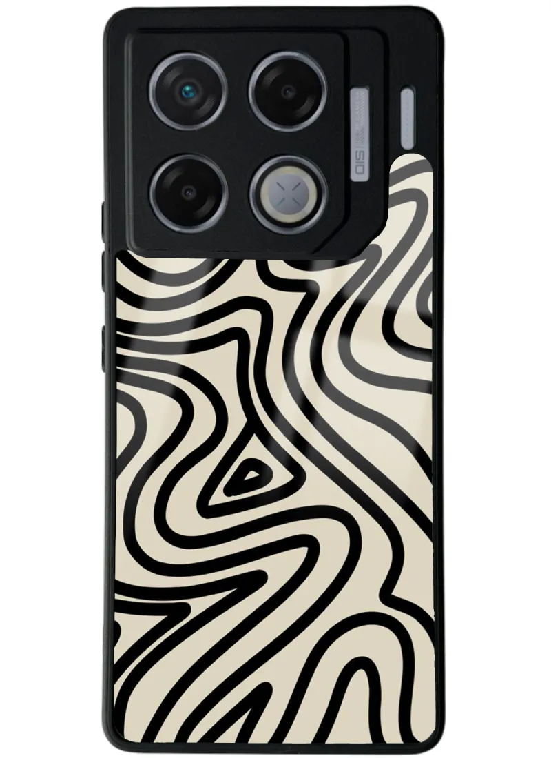 İnfinix GT 20 Pro Bej Geometrik Tasarımlı Glossy Telefon Kılıfı İnfinix GT 20 Pro Bej Geometrik Tasarımlı Glossy Telefon Kılıfı
