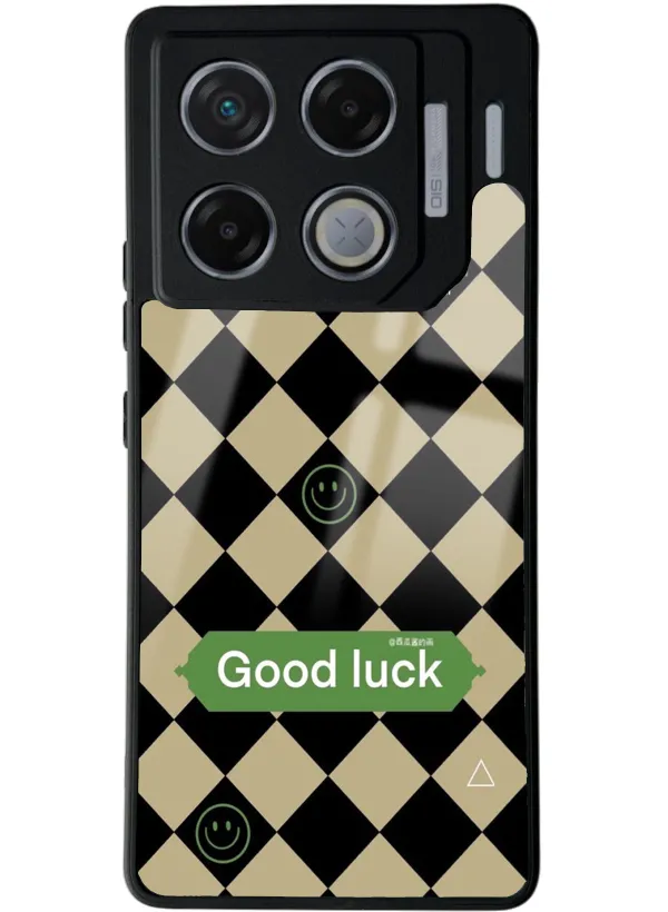 İnfinix GT 20 Pro Good Luck Tasarımlı Glossy Telefon Kılıfı
