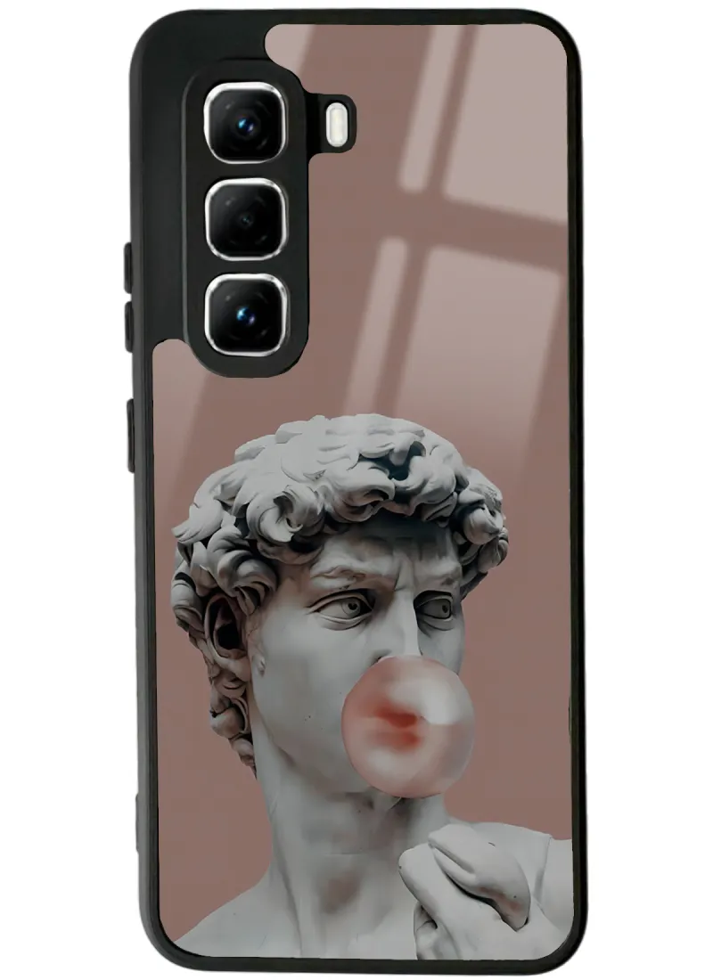 İnfinix Hot 50 Pro Daivd Tasarımlı Glossy Telefon Kılıfı