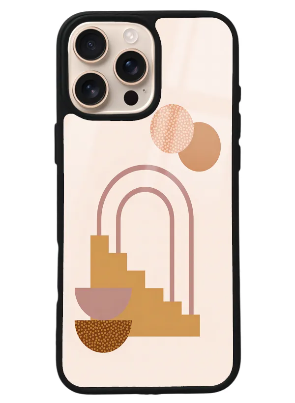 iPhone 16 Pro Max Nude Stairs Tasarımlı Glossy Telefon Kılıfı