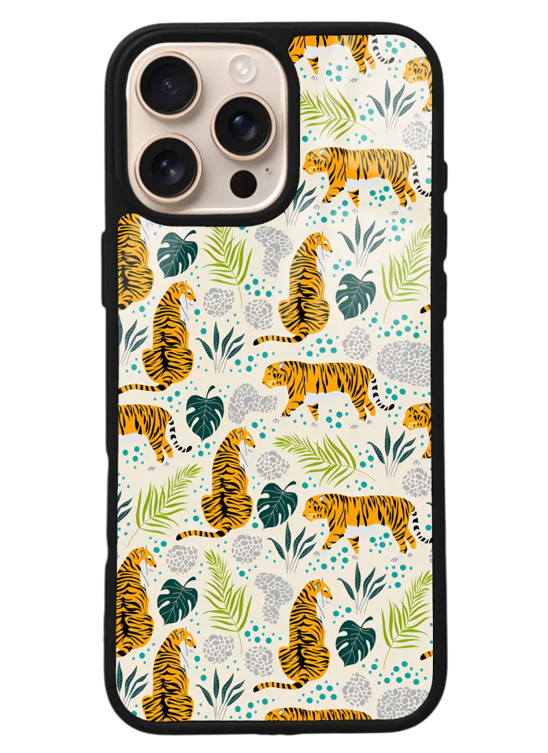 iPhone 16 Pro Max Kaplan Art Tasarımlı Glossy Telefon Kılıfı iPhone 16 Pro Max Kaplan Art Tasarımlı Glossy Telefon Kılıfı