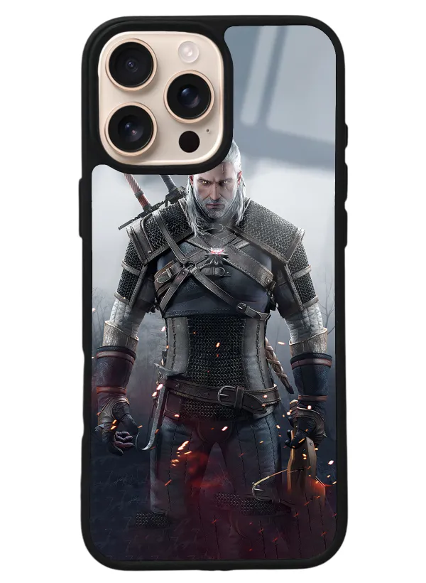 iPhone 16 Pro Max Vitcher 3 Tasarımlı Glossy Telefon Kılıfı