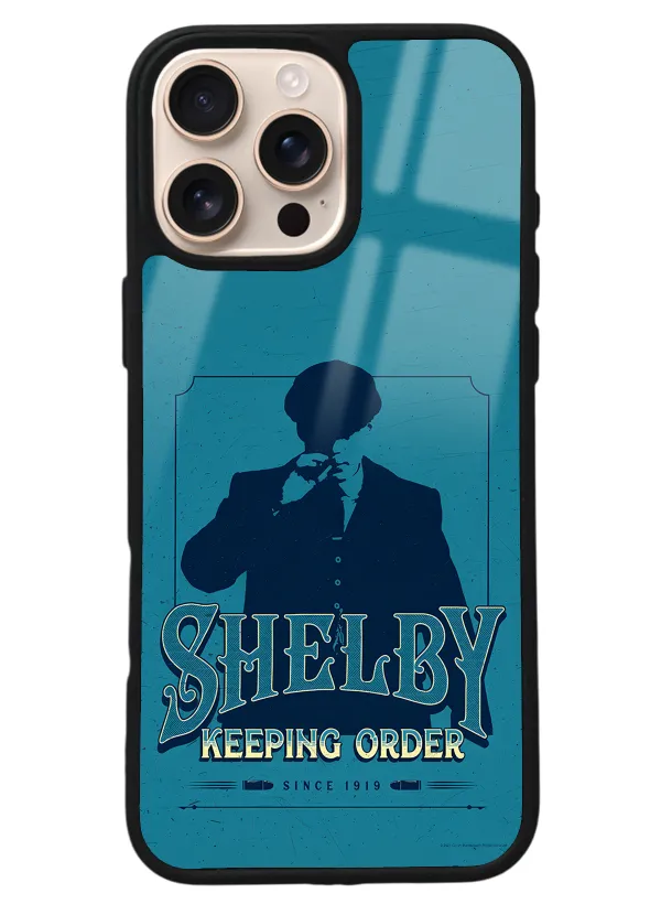 iPhone 16 Pro Max Peaky Blinders Shelby Tasarımlı Glossy Telefon Kılıfı