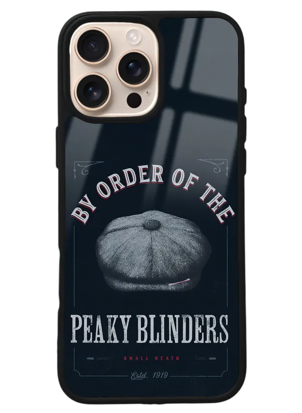iPhone 16 Pro Max Peaky Blinders Cap Tasarımlı Glossy Telefon Kılıfı