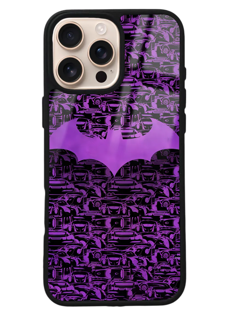 iPhone 16 Pro Max Lila Batman Tasarımlı Glossy Telefon Kılıfı iPhone 16 Pro Max Lila Batman Tasarımlı Glossy Telefon Kılıfı